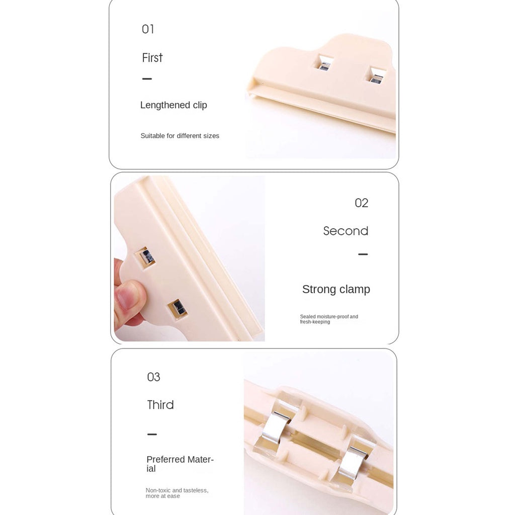 Boo&Bub Clamp Sealer Clip | Food Sealing Clips for Snack Bags - Boo & Bub
