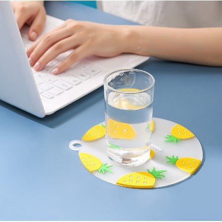 Pot Coasters | Fruit Design Silicone Heat Insulation Pad / Meal High Temperature Table Mat with Anti-scald - Boo & Bub