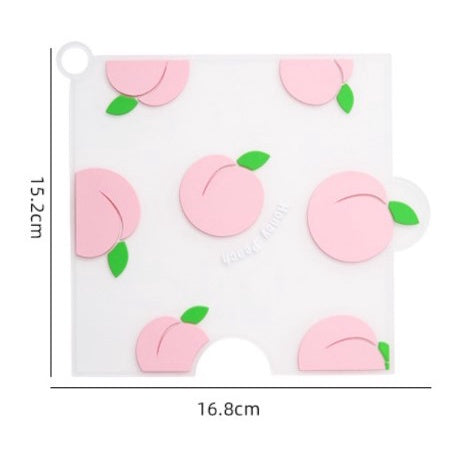 Pot Coasters | Fruit Design Silicone Heat Insulation Pad / Meal High Temperature Table Mat with Anti-scald - Boo & Bub