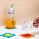 Cartoon Coaster | Heat-resistant Table Mat Bowl | Silicone Coaster Non-slip Desk Decoration Mat - Boo & Bub