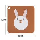 Cartoon Coaster | Heat-resistant Table Mat Bowl | Silicone Coaster Non-slip Desk Decoration Mat - Boo & Bub