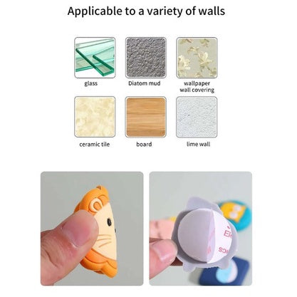 Rubber Stopper |  Wall Protector Self Adhesive Rubber Door Stopper Handle Guard Anti Hit Bumper Pemegang - Boo & Bub