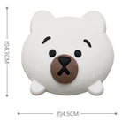 Rubber Stopper |  Wall Protector Self Adhesive Rubber Door Stopper Handle Guard Anti Hit Bumper Pemegang - Boo & Bub