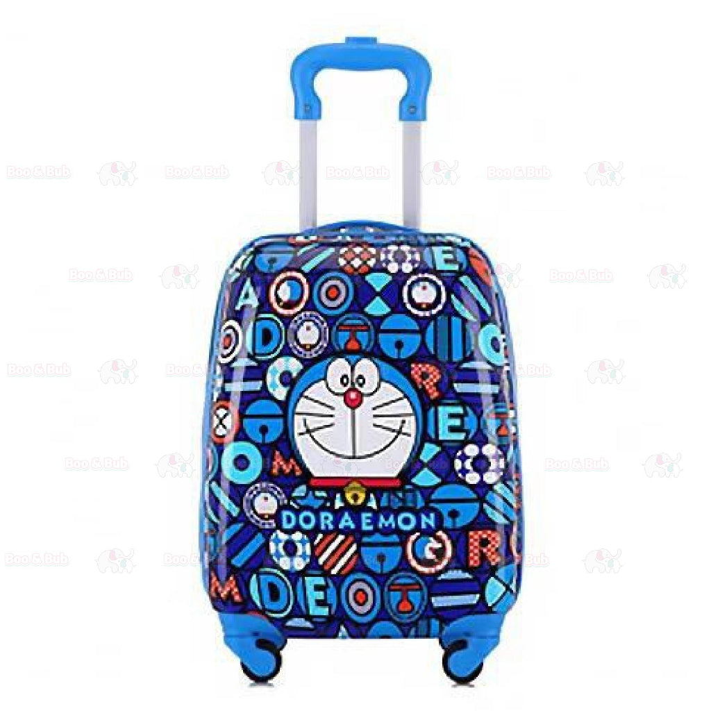 3D Cartoon Travel & School Trolley Kids Luggage Bag | Kid Travel Suitcase - Boo & Bub