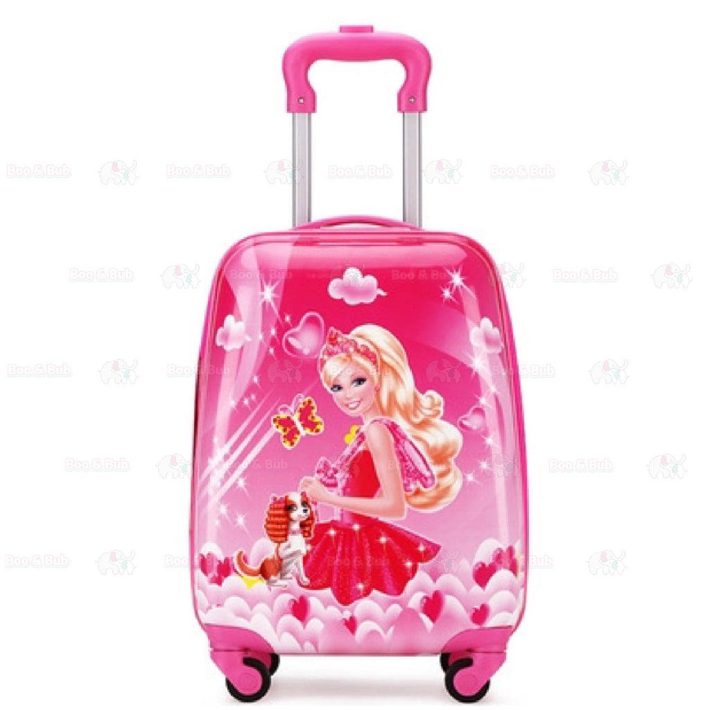 3D Cartoon Travel & School Trolley Kids Luggage Bag | Kid Travel Suitcase - Boo & Bub