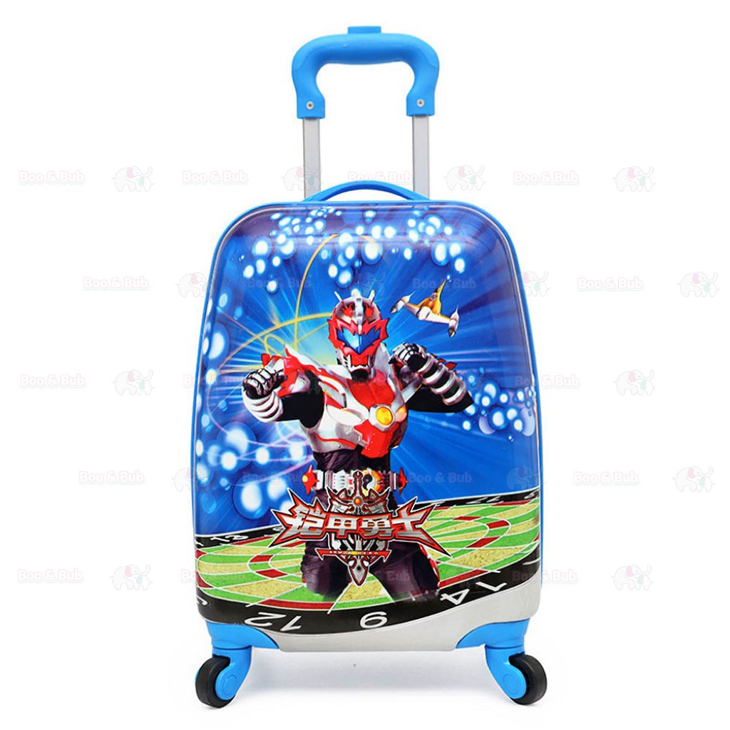 3D Cartoon Travel & School Trolley Kids Luggage Bag | Kid Travel Suitcase - Boo & Bub