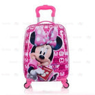3D Cartoon Travel & School Trolley Kids Luggage Bag | Kid Travel Suitcase - Boo & Bub