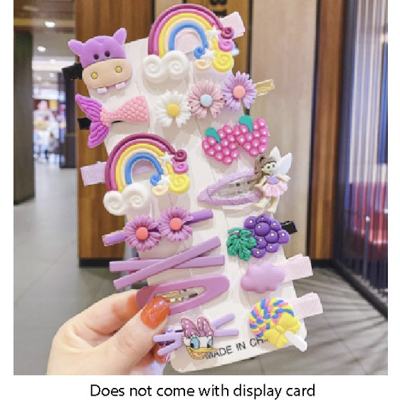 Cute Kid's Hair Accessories | Hairpin Children Gift Girls Kids Hair Clips Pins Barrettes Ornaments - Boo & Bub