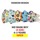 10 PCS Lowest Price / Adult & Child / KF94 / 3PLY & 4PLY Protective Disposable Face Mask Cartoon Print - Boo & Bub
