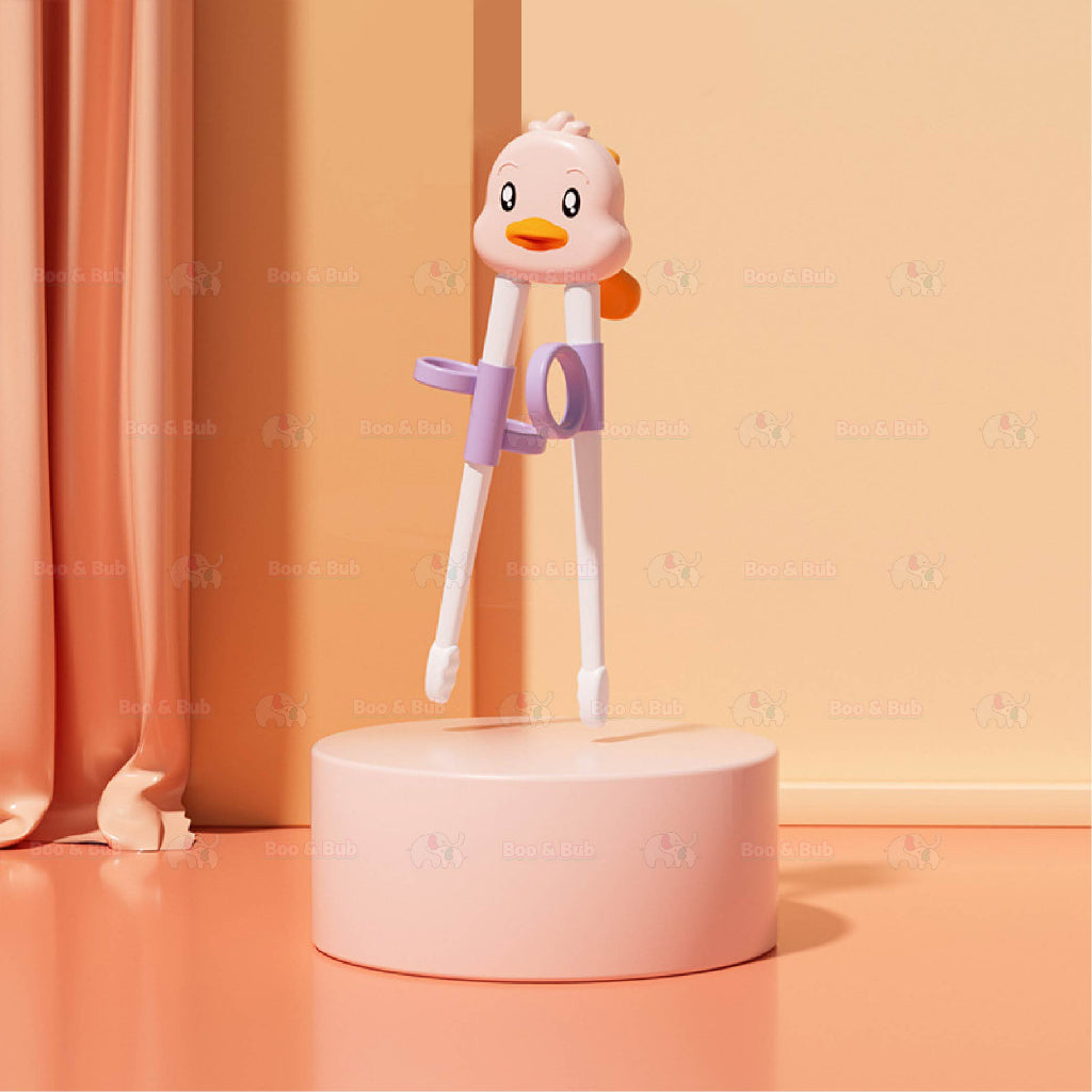 Kids Training Chopsticks | Chop Sticks Reusable Training Chopstick Helper Cute Children Tableware Set - Boo & Bub