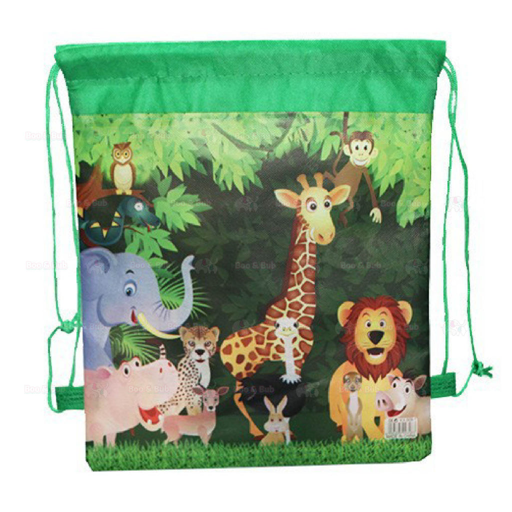 Cartoon Drawstring Pocket Storage Bag | Little Girl Party Decorate Gift Accessories Kids Toys Christmas Gifts - Boo & Bub