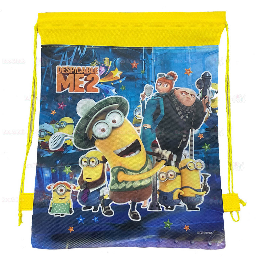 Cartoon Drawstring Pocket Storage Bag | Little Girl Party Decorate Gift Accessories Kids Toys Christmas Gifts - Boo & Bub