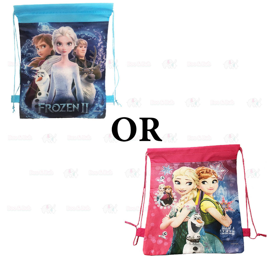 Cartoon Drawstring Pocket Storage Bag | Little Girl Party Decorate Gift Accessories Kids Toys Christmas Gifts - Boo & Bub