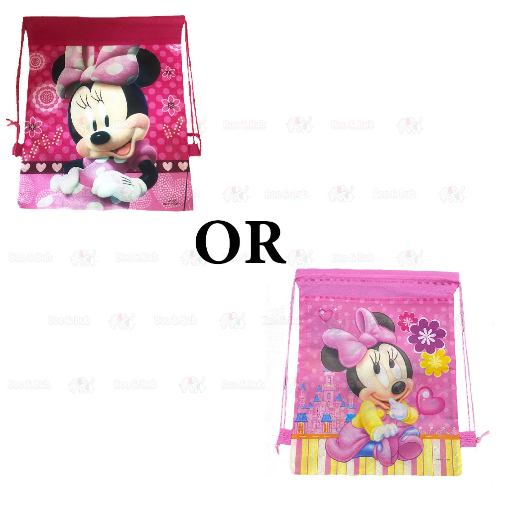 Cartoon Drawstring Pocket Storage Bag | Little Girl Party Decorate Gift Accessories Kids Toys Christmas Gifts - Boo & Bub