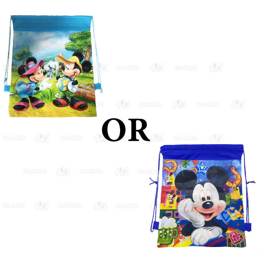 Cartoon Drawstring Pocket Storage Bag | Little Girl Party Decorate Gift Accessories Kids Toys Christmas Gifts - Boo & Bub
