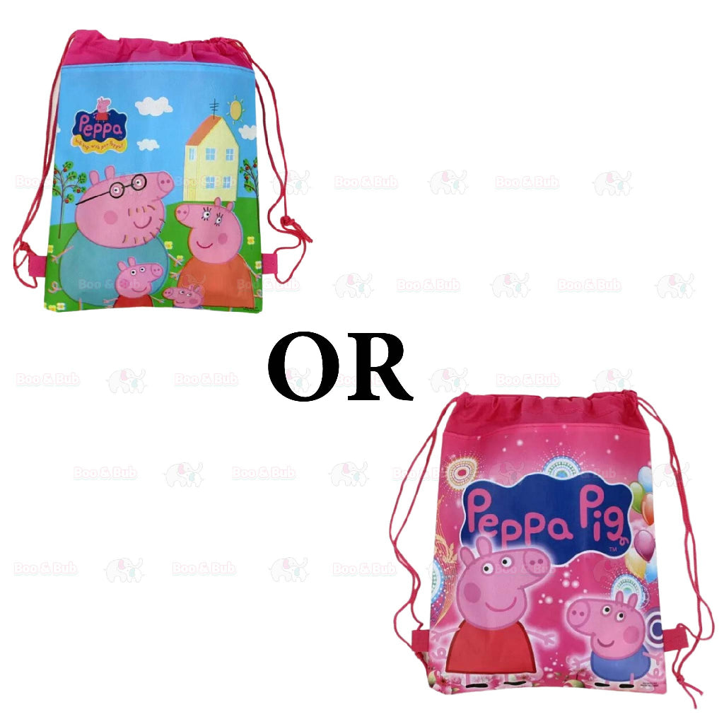 Cartoon Drawstring Pocket Storage Bag | Little Girl Party Decorate Gift Accessories Kids Toys Christmas Gifts - Boo & Bub