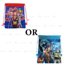 Cartoon Drawstring Pocket Storage Bag | Little Girl Party Decorate Gift Accessories Kids Toys Christmas Gifts - Boo & Bub