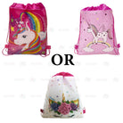 Cartoon Drawstring Pocket Storage Bag | Little Girl Party Decorate Gift Accessories Kids Toys Christmas Gifts - Boo & Bub