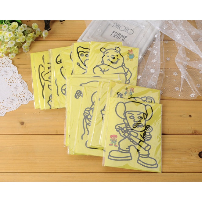 Creative DIY Sand Painting | Kid Montessori Toy Children Crafts Art Drawing Paper Educational Toy - Boo & Bub