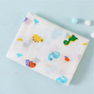 Newborn Baby Muslin Swaddle | Infant bamboo Soft Cloth Nursing Towel Blanket | Kain Lampin Kain Selimut Kain Bedung - Boo & Bub