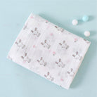 Newborn Baby Muslin Swaddle | Infant bamboo Soft Cloth Nursing Towel Blanket | Kain Lampin Kain Selimut Kain Bedung - Boo & Bub