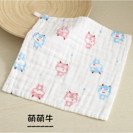 Baby Cotton Soft Six Layers Handkerchief | Newborn Toddler Soft Bath Gauze Feeding Kids Wash 手帕 - Boo & Bub