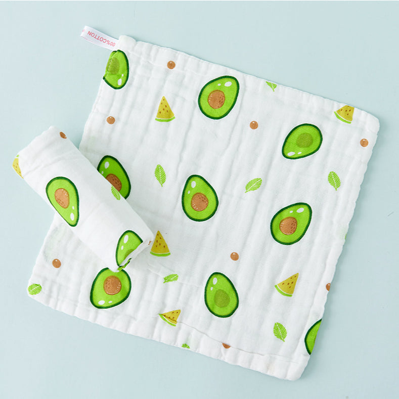 Baby Cotton Soft Six Layers Handkerchief | Newborn Toddler Soft Bath Gauze Feeding Kids Wash 手帕 - Boo & Bub