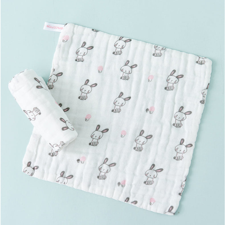 Baby Cotton Soft Six Layers Handkerchief | Newborn Toddler Soft Bath Gauze Feeding Kids Wash 手帕 - Boo & Bub
