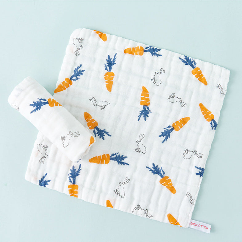 Baby Cotton Soft Six Layers Handkerchief | Newborn Toddler Soft Bath Gauze Feeding Kids Wash 手帕 - Boo & Bub