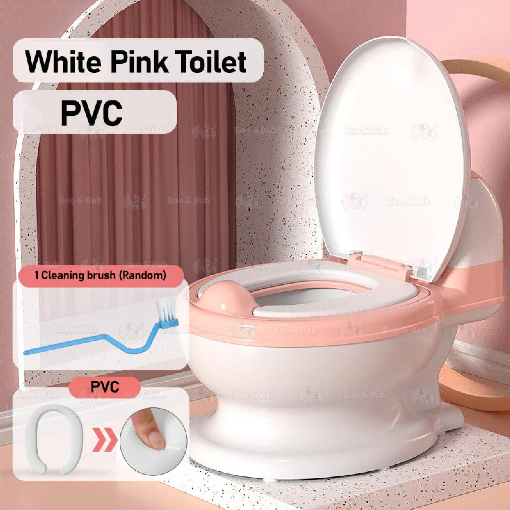Portable Children's Potty Training Toilet with cushion seat | for Baby Toddlers kid Safe Toilet Potties - Boo & Bub