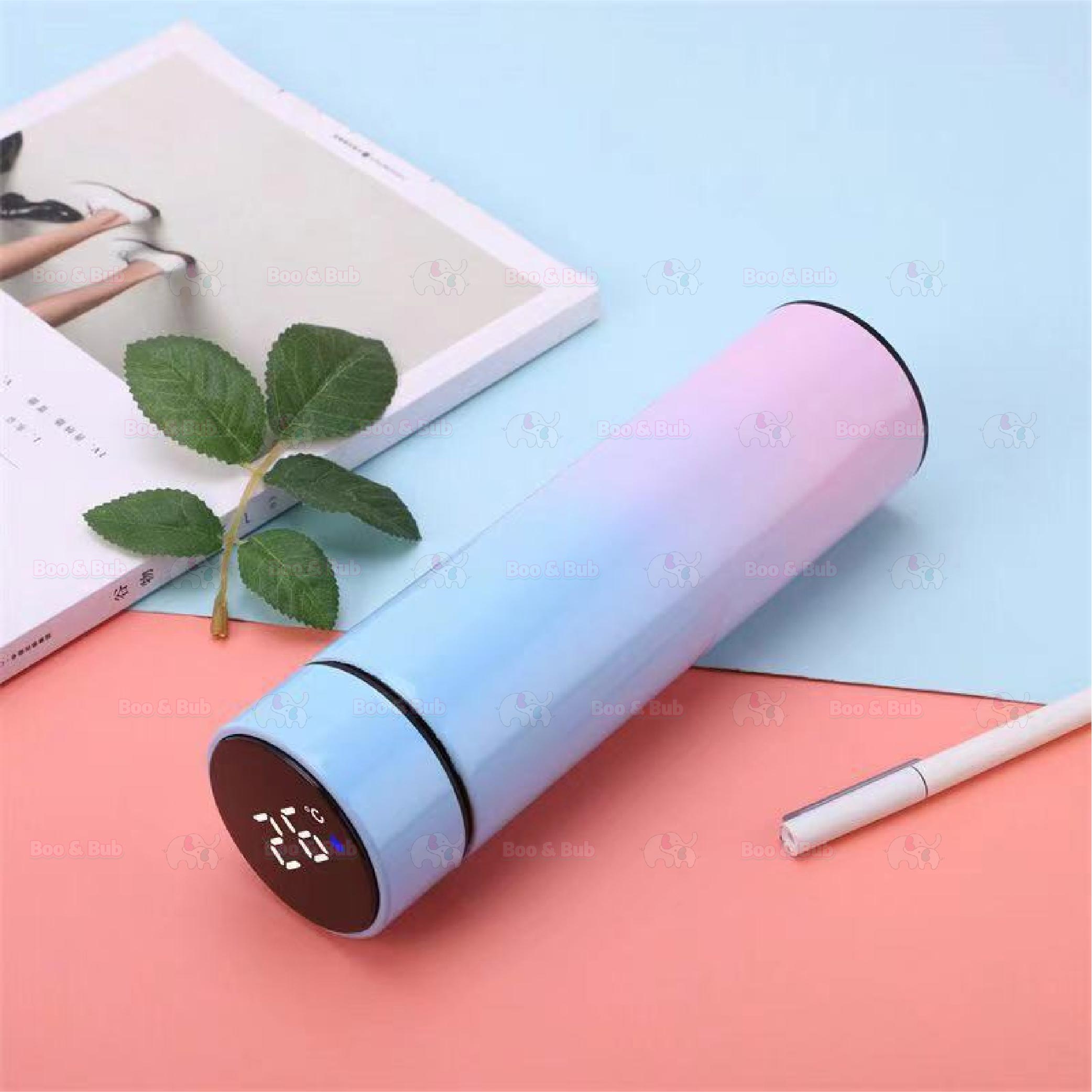 Thermo Flask with Temperature Display | Water Bottle Stainless Steel Sport Thermos Cups - Boo & Bub