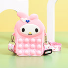 Cute Push Pop Purse | Fidget Toys Coin wallet bag Pops It Bubble Sensory Toys For Children Anti Stress Relief - Boo & Bub