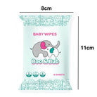 80 pcs Baby Hand Mouth Wipes / Wet Tissue | Alcohol-free, paraben-free, fragrance-free wipe / Tisu Basah Bayi - Boo & Bub